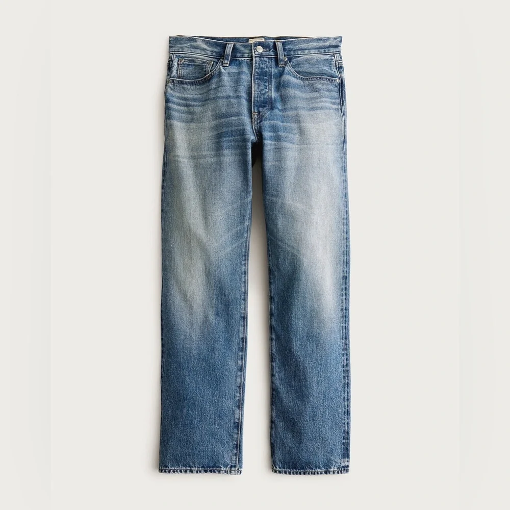 J Crew Classic jean in medium wash Japanese selvedge denim CJ169